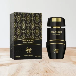 Dubai King By 786 3.4oz EDP Spray Pour Homme New In Box Free Shipping.